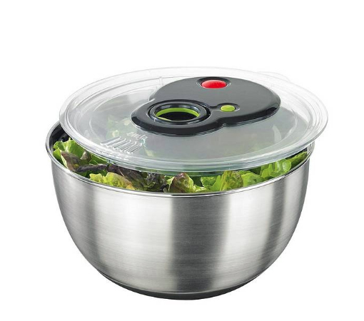 Groupe SEB EMSA TURBOLINE - Salatschleuder - 4.5 L - Schwarz, Ansicht 2