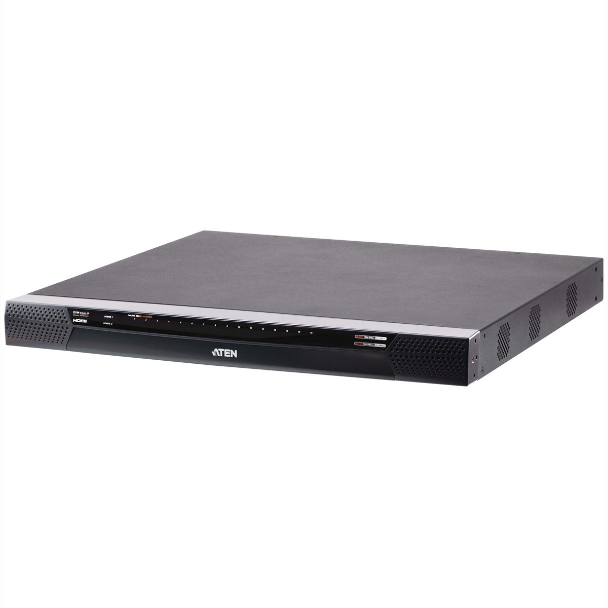 ATEN Cat 5 KVM over IP Switch 1 Local and 4 Remote - KVM-Umschalter - 16-Port