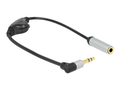 Delock Audiokabel - Mini-Stecker männlich gewinkelt zu Mini-Stecker weiblich
