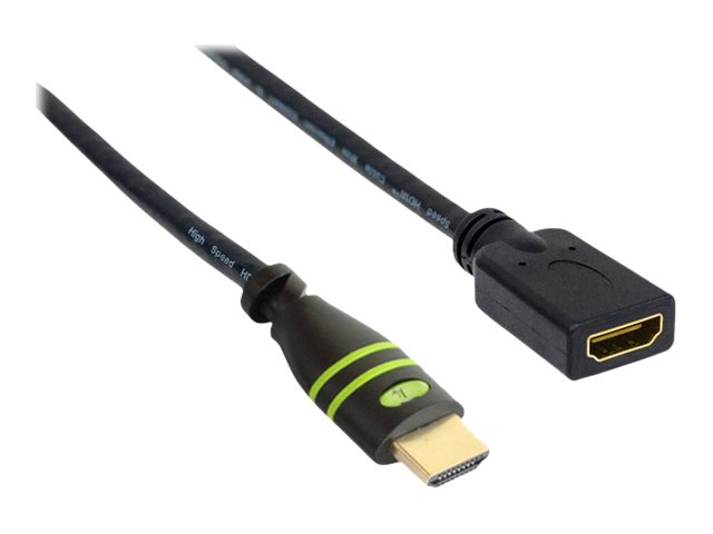 Techly Highspeed - HDMI-Verlängerungskabel mit Ethernet, Ansicht 2