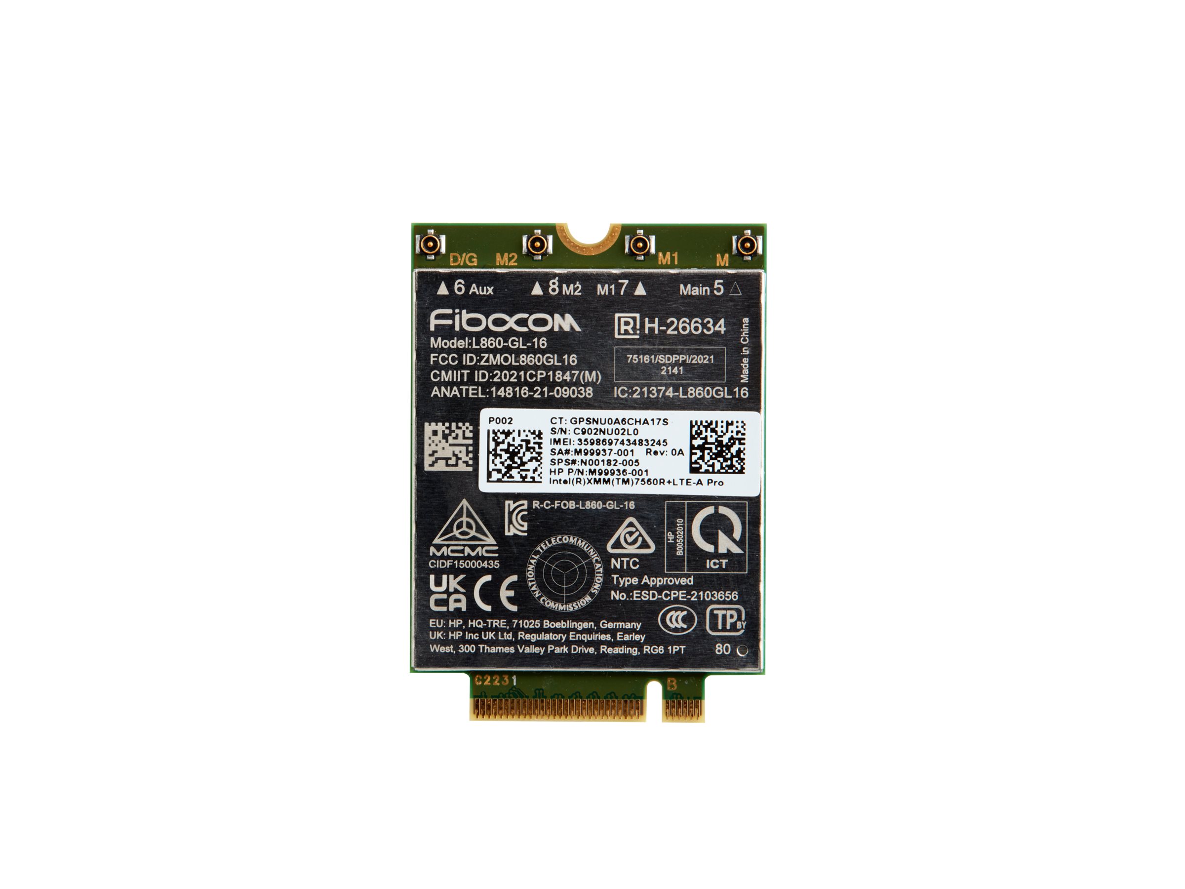HP Intel XMM 7560 R+ - Drahtloses Mobilfunkmodem, Ansicht 3
