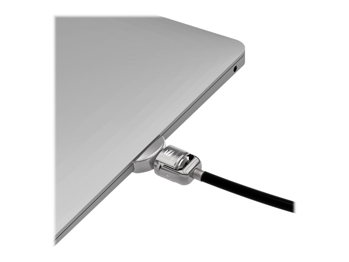 Compulocks MacBook Air 13-inch Cable Lock Adapter With Keyed Cable Lock 2017 to 2019 - Sicherheitsschlossadapter - für Apple MacBook Air (Anfang 2020 Ende 2018 Ende 2020 Mitte 2017 Mitte 2019)
