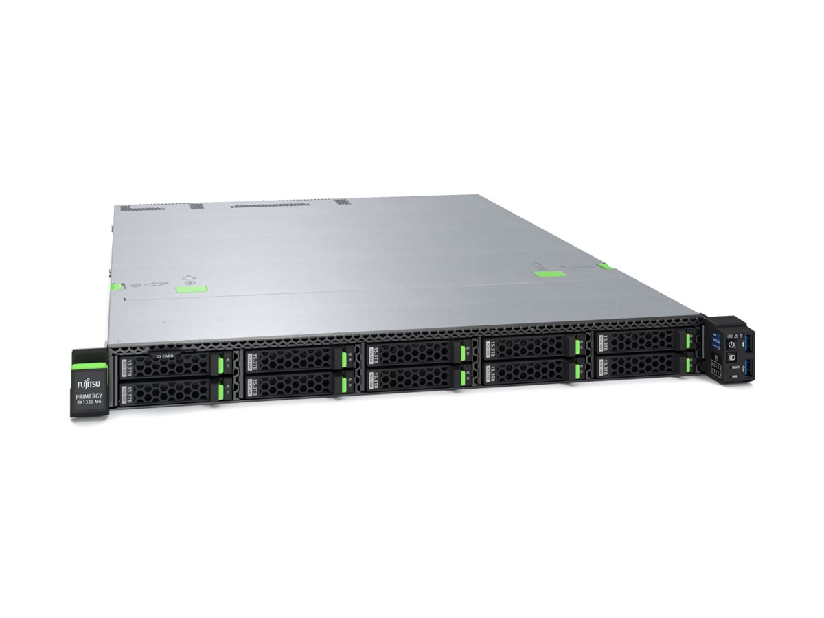Fsas Technologies Fujitsu PRIMERGY RX1330 M6 - Server - Rack-Montage - 1U - 1-Weg - 1 x Xeon 6333P / 3.1 GHz - RAM 32 GB - SATA/SAS - Hot-Swap 6.4 cm (2.5")