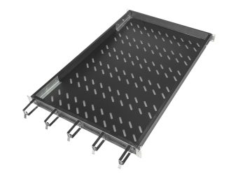 DIGITUS DN-97685 - Rack - Regal - fest - Schwarz RAL 9005 - 1U - 48.3 cm (19)