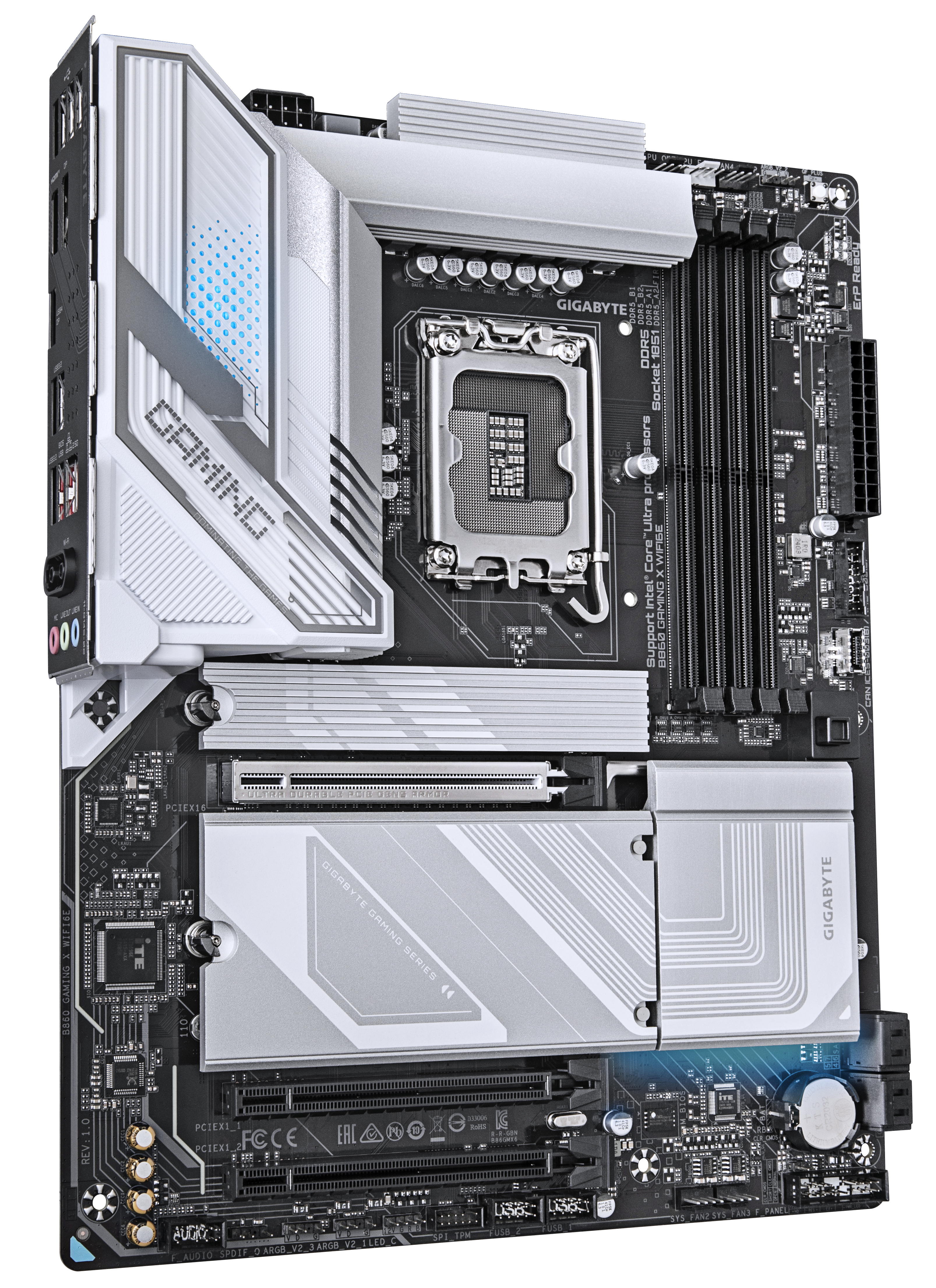 Gigabyte B860 GAMING X WIFI6E - Motherboard - ATX - LGA1851-Sockel - AMD B850 Chipsatz, Ansicht 3