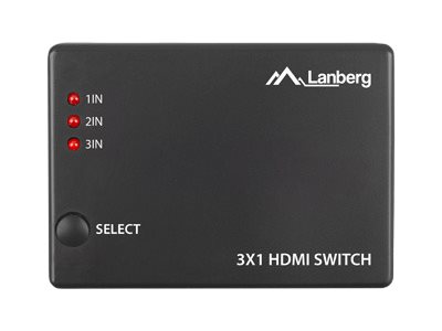 Lanberg SWV-HDMI-0003 - HDMI - 2.0b - Schwarz - Acrylnitril-Butadien-Styrol (ABS) - 60 Hz - 3 m, Ansicht 4