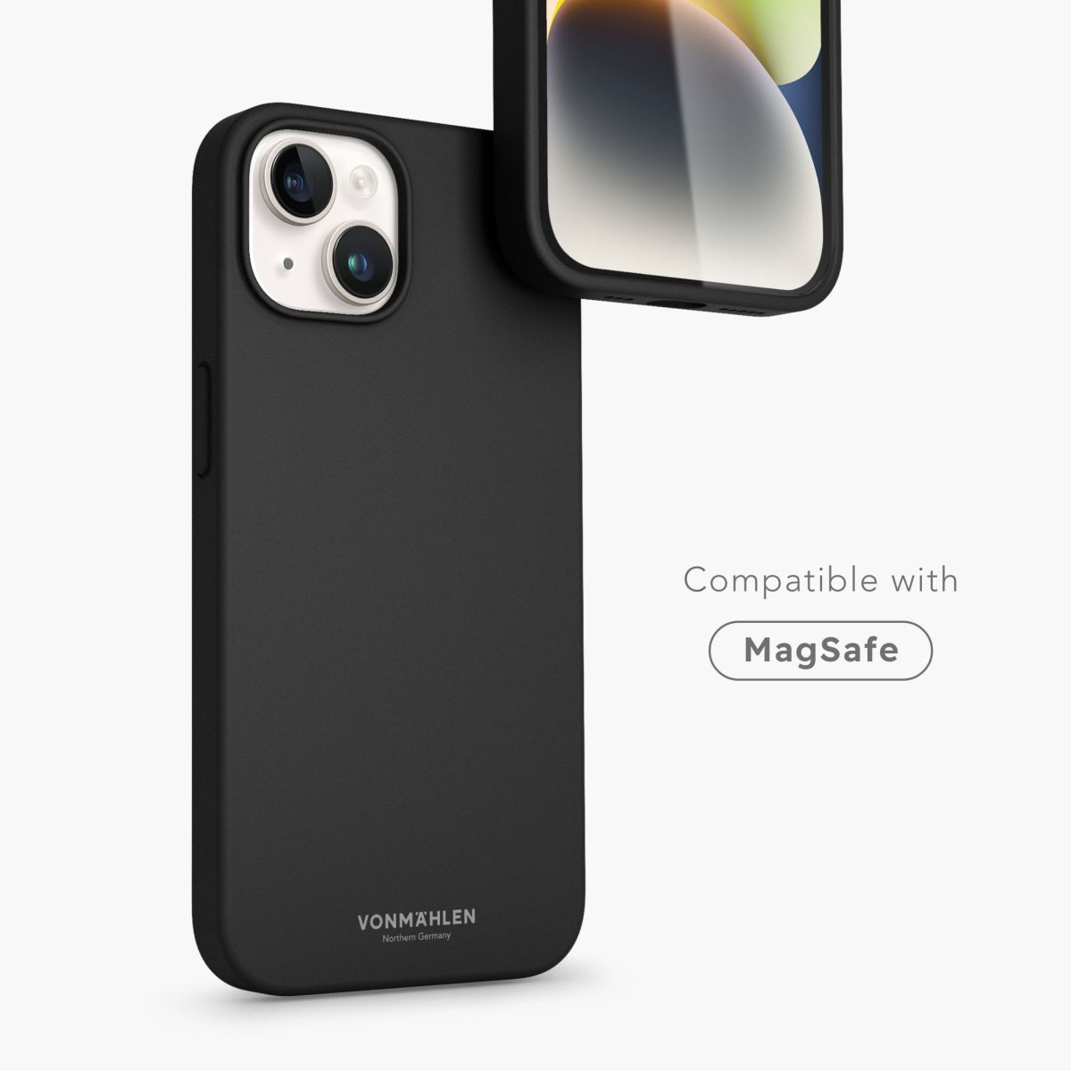 Vonmählen Eco Silicone Case iPhone 14 schwarz, Ansicht 4