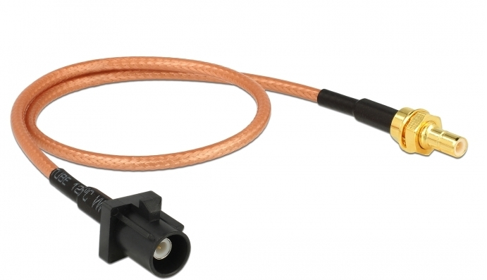 Delock Antennenkabel - FAKRA A-Stecker männlich zu SMB männlich, Ansicht 2