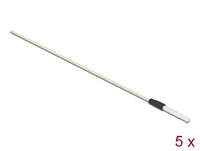 Delock Glasfaser-Reinigungsstift - 15 cm - weiß (Packung mit 5)