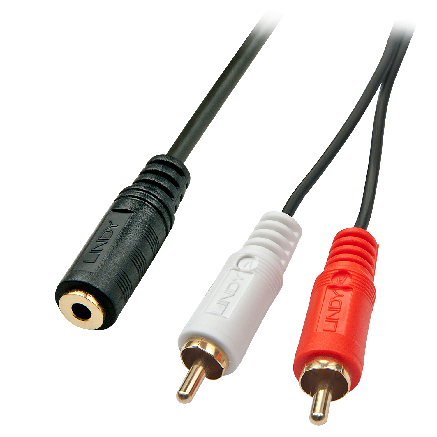 Lindy Premium - Audio-Adapter - 0.08 mm² - Stereo Mini-Klinkenstecker (W)