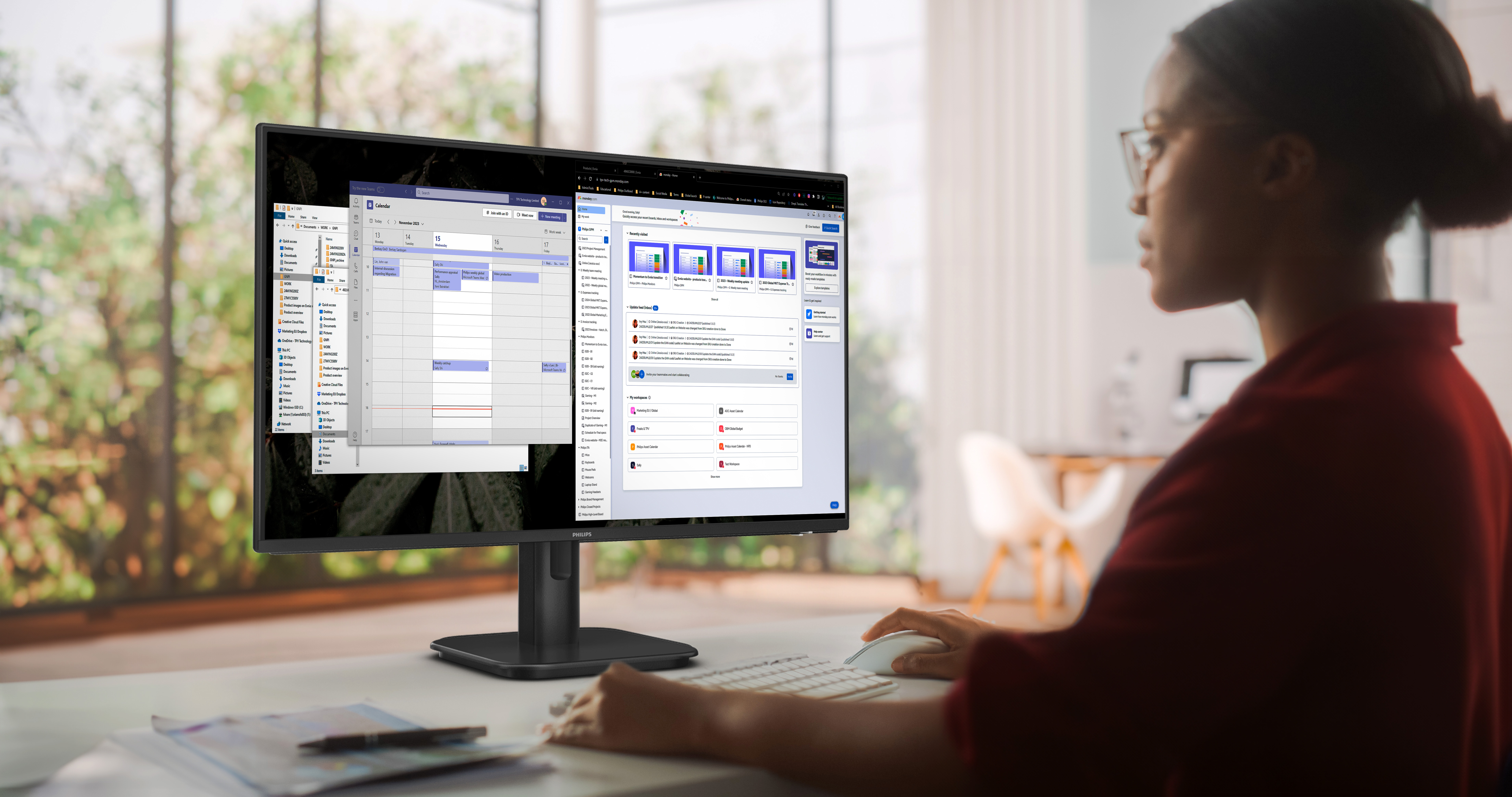 Philips 27E1N1200A - 1000 Series - LED-Monitor - 68.6 cm (27), Ansicht 2