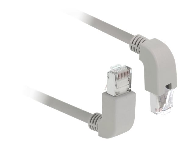 Delock Patch-Kabel - RJ-45 (M) nach oben gewinkelt zu RJ-45 (M)