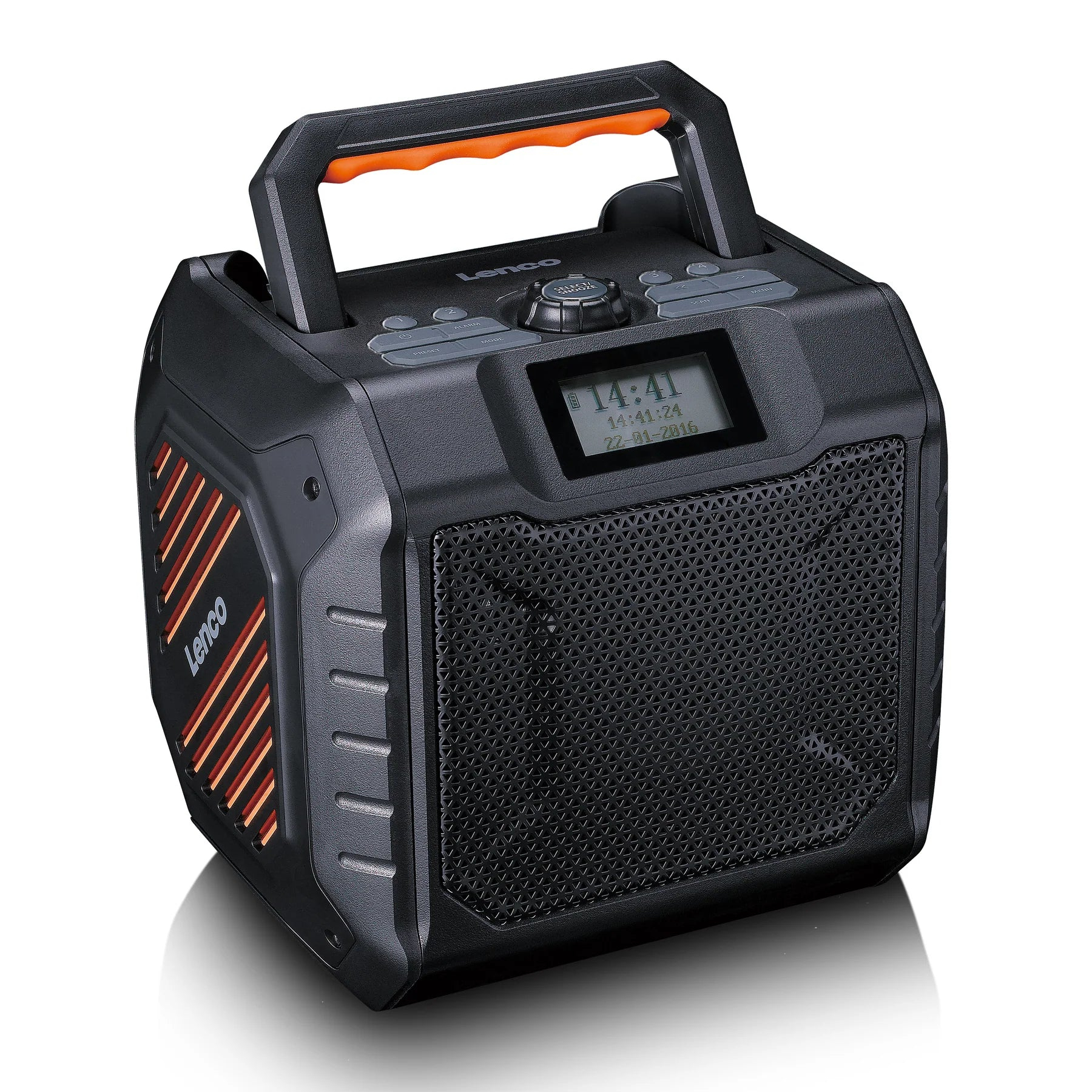 Lenco ODR-160GY - Leistungsstarkes tragbares outdoor DAB+/FM Radio mit Bluetooth - AAC, Ansicht 2