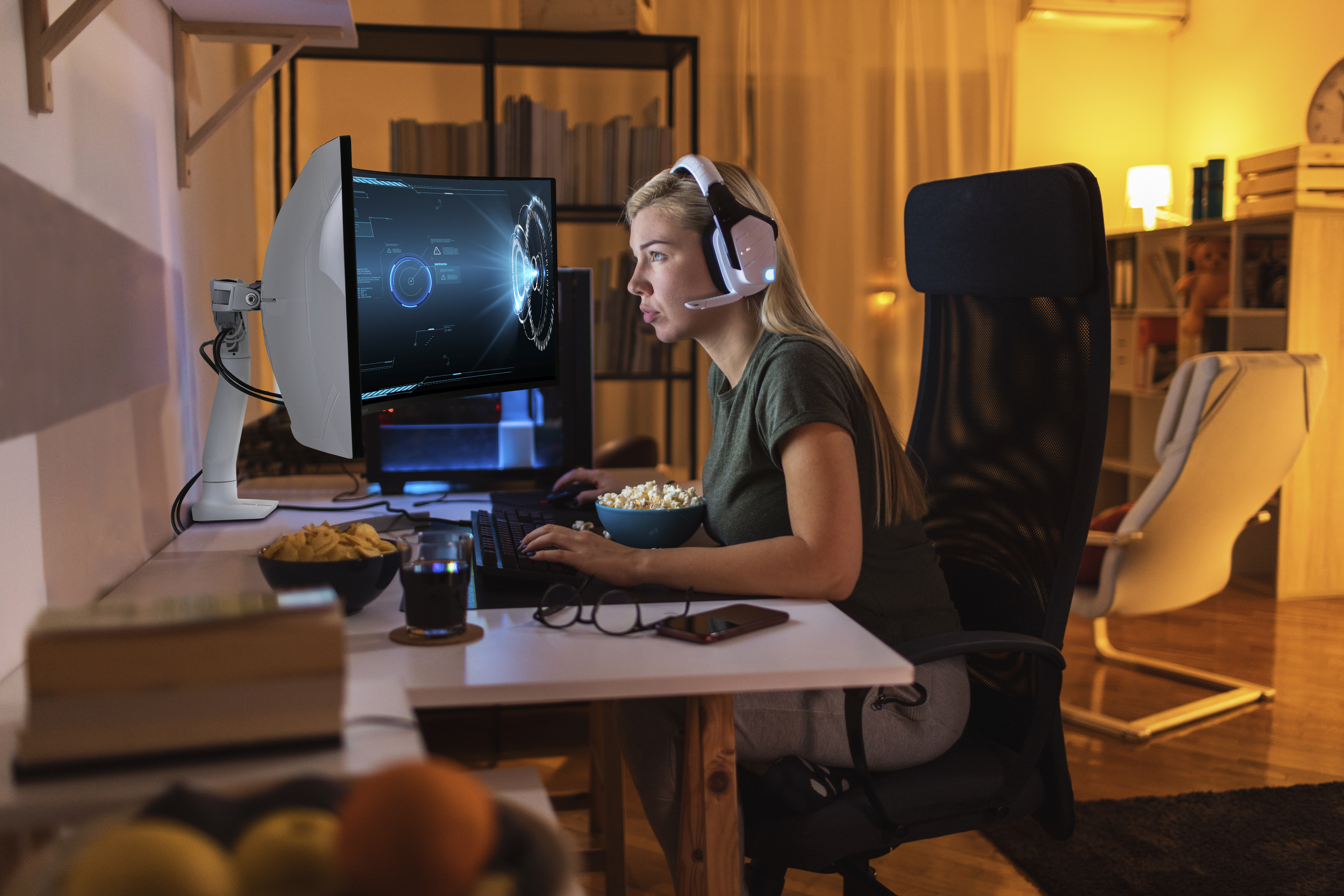 Ergotron HX - Befestigungskit (Gelenkarm, Spannbefestigung für Tisch, Tischplattenbohrung, Befestigungsteile, Ansicht 2