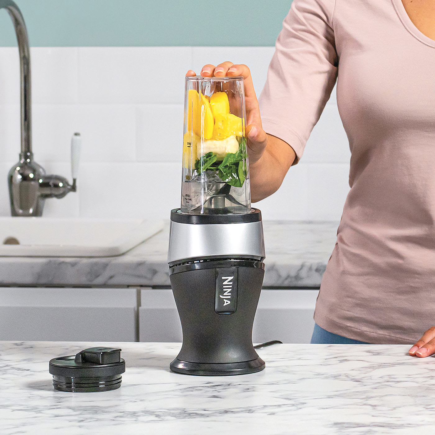 SharkNinja Nutri Ninja Slim QB3001EUS - Standmixer - 700 W, Ansicht 4
