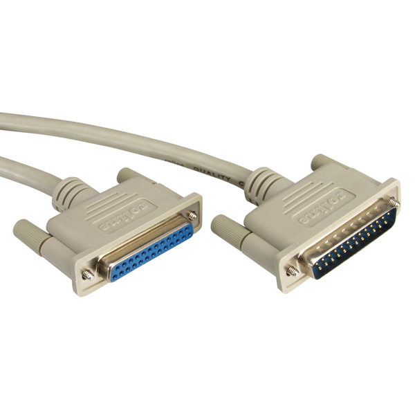 ROLINE Kabel seriell - DB-25 (M) zu DB-25 (W), Ansicht 2