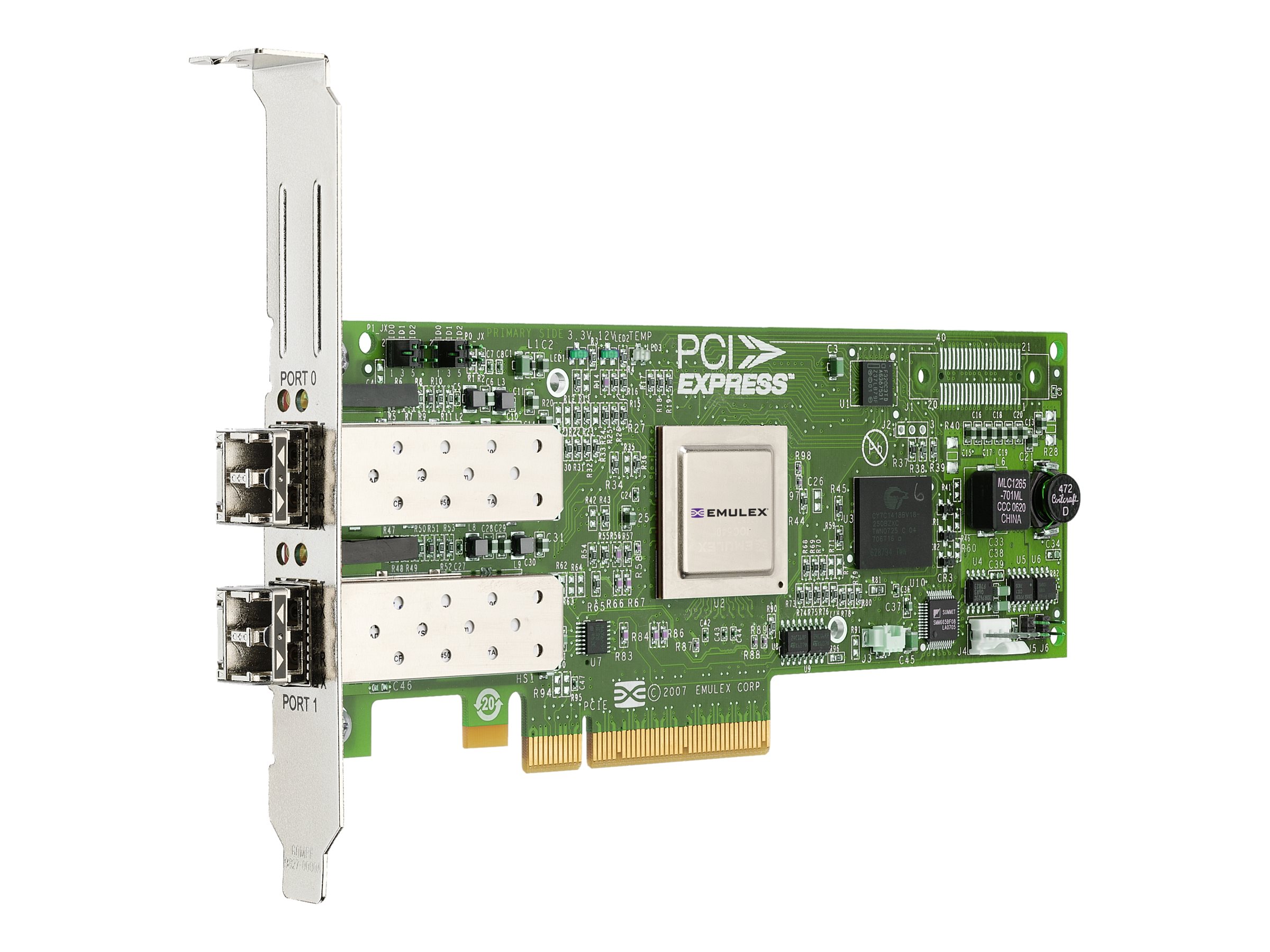 Lenovo Emulex HBA 8Gbit PCI-E FC Dual Port (42D0494) - REFURB
