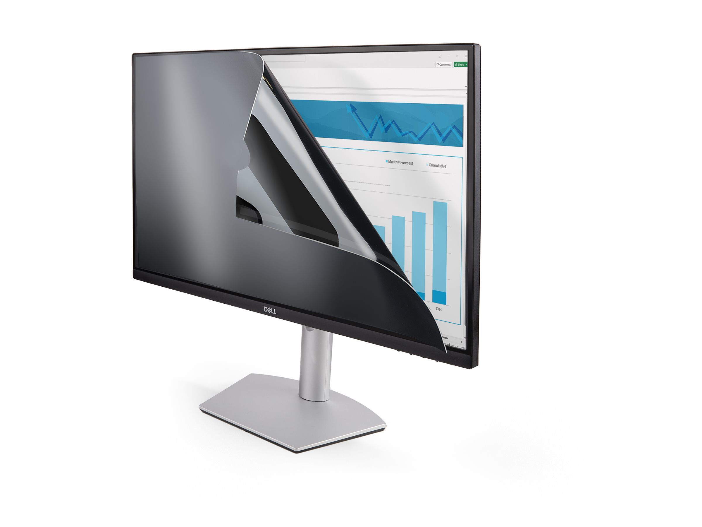 StarTech.com Displayschutzfolie für 24 Zoll PC Display - Monitor Blickschutzfolie - Bildschirmsichtschutz - Blau Licht Filter - 16:10 Breitbild - Matt/Hochglanz - +/-30 Grad (PRIVACY-SCREEN-24MB)