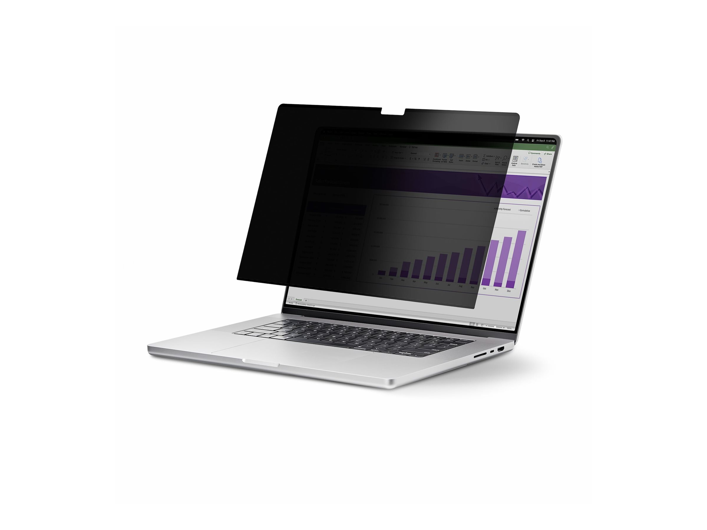 StarTech.com 15.6-inch 16:10 Touch Privacy Screen, Anti-Glare Blue Light Filter, Laptop Monitor Screen Protector, +/- 30 Deg. View Angle, Flip-Up - Blickschutzfilter für Notebook (horizontal)
