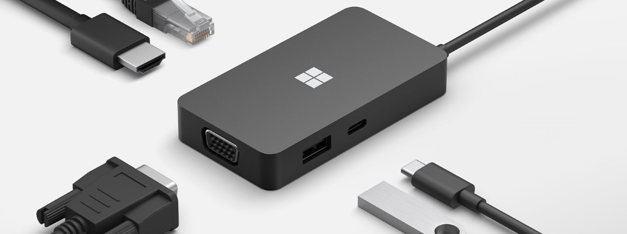 Microsoft USB-C Travel Hub - Dockingstation - USB-C, Ansicht 2