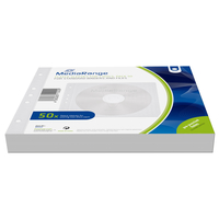 MEDIARANGE CD-/DVD-Hülle - Kapazität: 1 CD, 1 DVD - weiß (Packung mit 100)