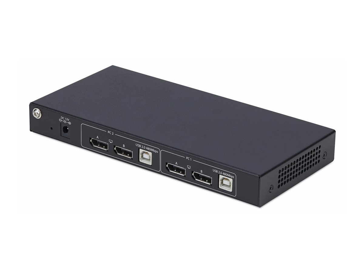 StarTech.com 2-Port Dual-Monitor DP KVM Switch w/Video Matrix, 4K 60Hz, Ansicht 5