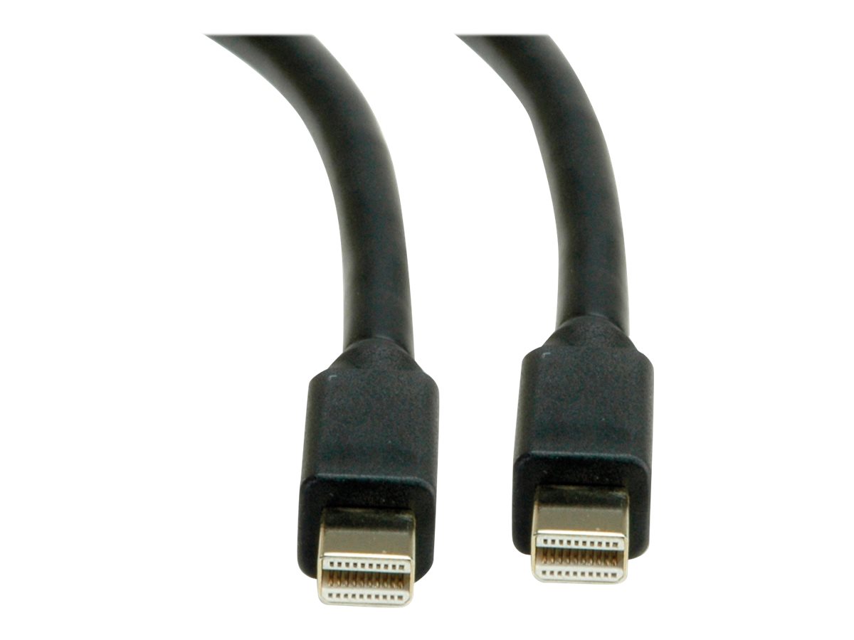 Roline - DisplayPort-Kabel - Mini DisplayPort (M) zu Mini DisplayPort (M) - DisplayPort 1.4 - 2 m - Schwarz