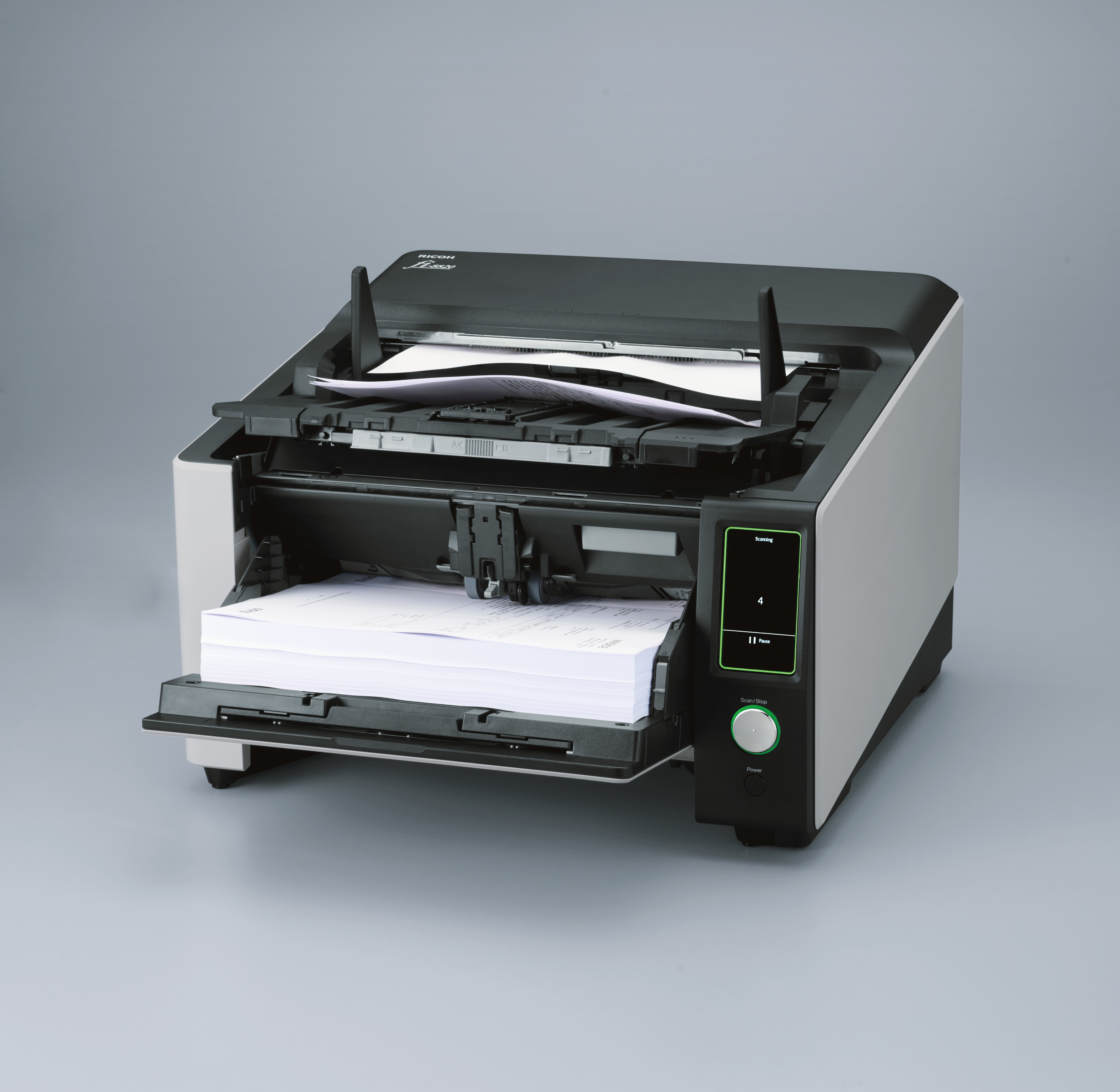 Ricoh fi-8820 - Dokumentenscanner - Dual CIS - Duplex - 305 x 431.8 mm - 600 dpi x 600 dpi - bis zu 120 Seiten/Min., Ansicht 4