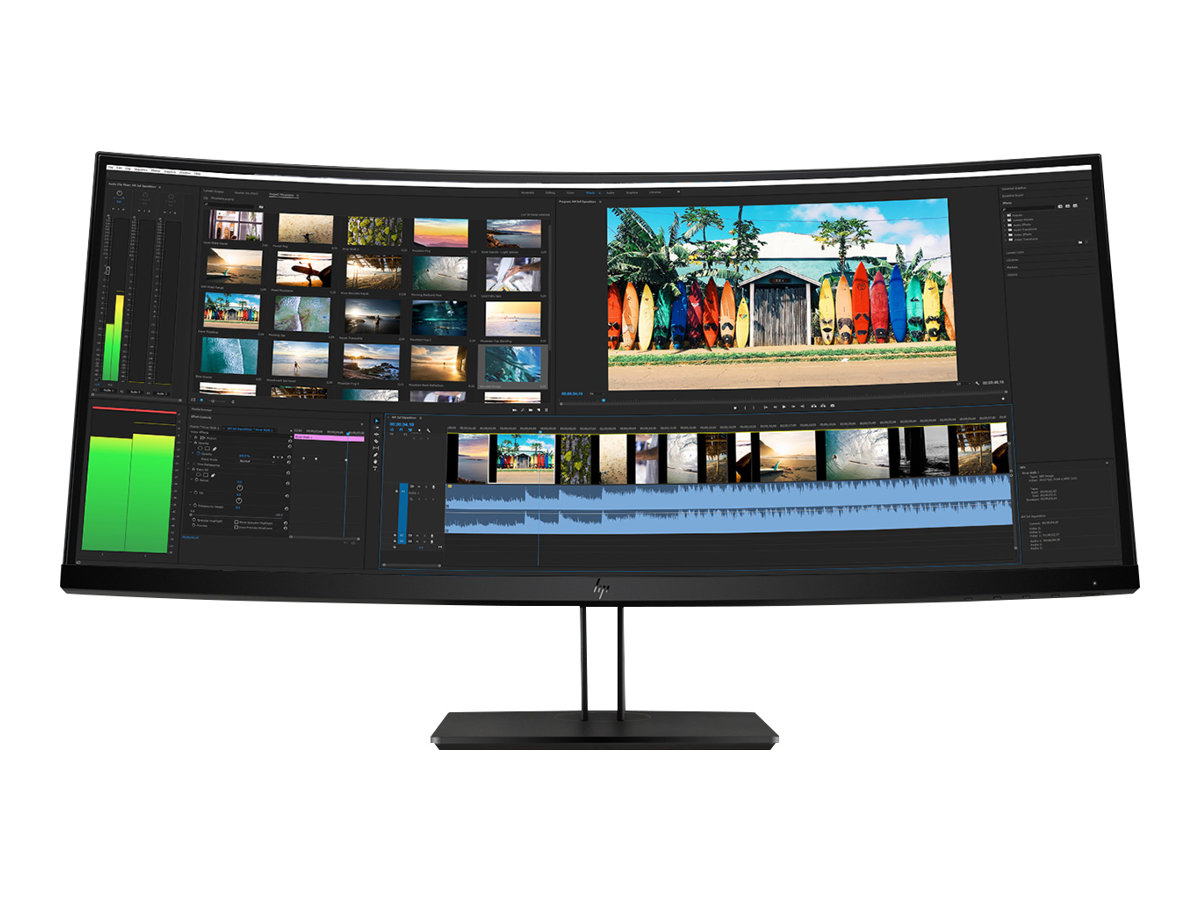 HP Z38c - LED-Monitor - gebogen - 95.29 cm (37.5") - 3840 x 1600 UWQHD+ @ 60 Hz - IPS