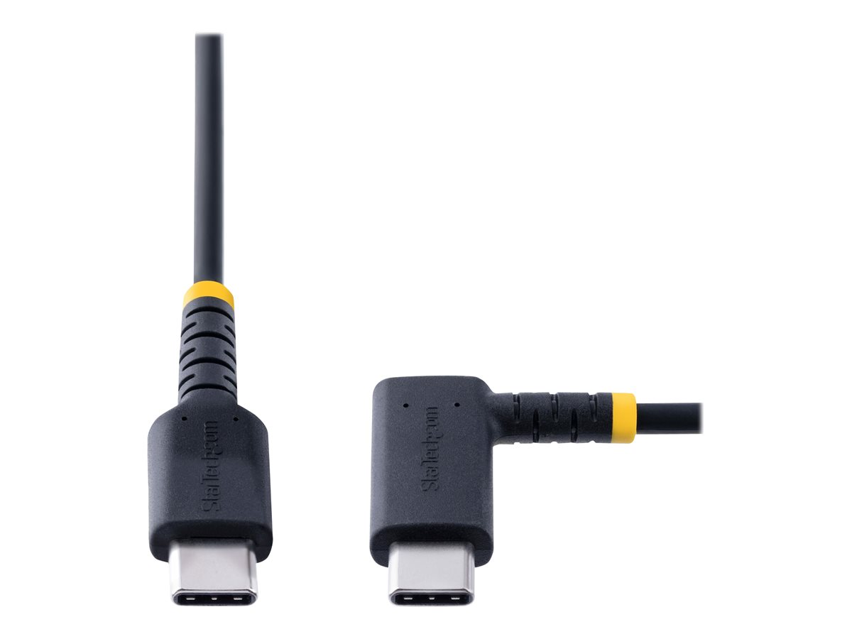 StarTech.com 1 m USB-C Ladekabel Mit Winkelstecker und 60W PD - Robust - USB-Kabel - USB-C (M)
