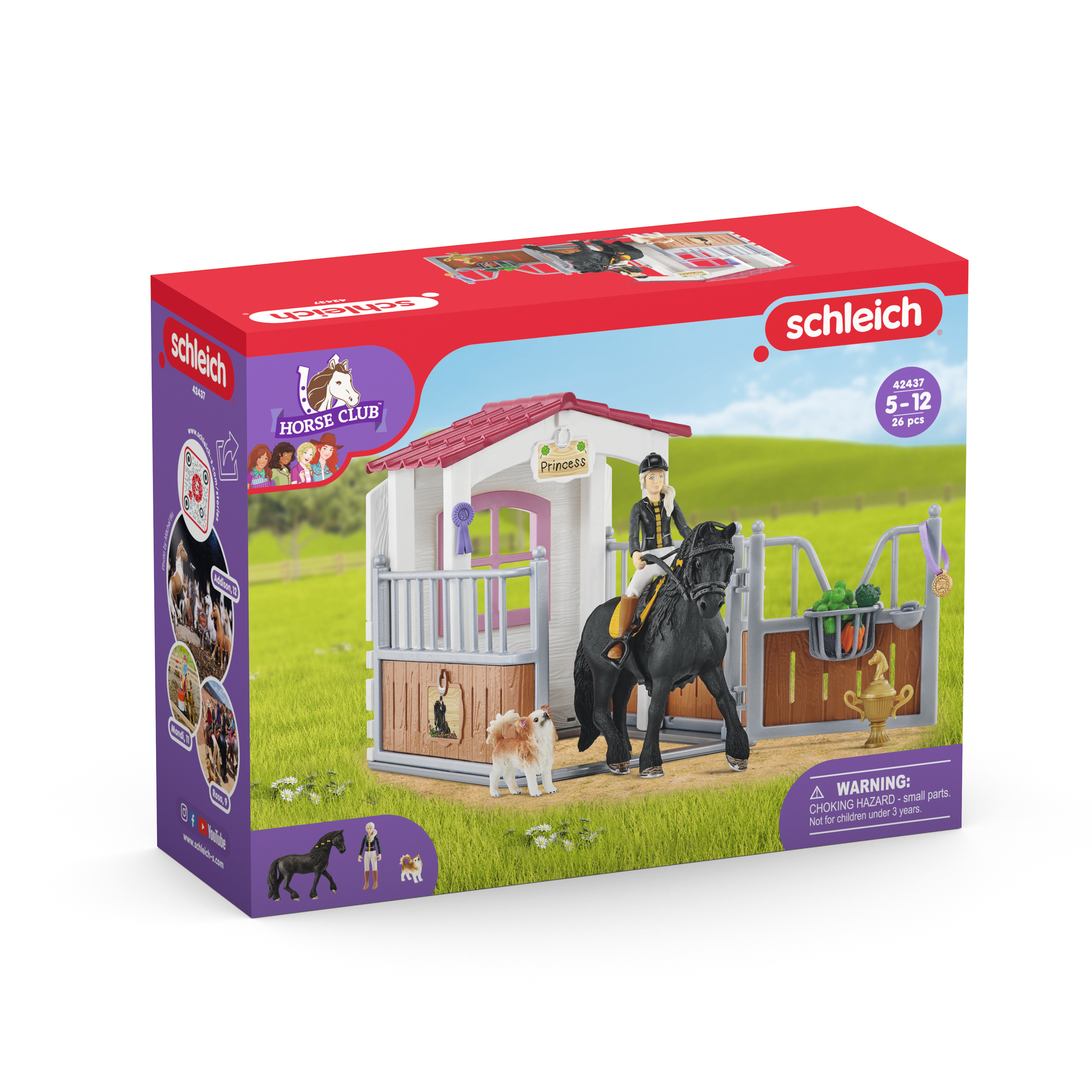 Schleich HORSE CLUB 42437 - Horse Stable - Horses - 5 Jahr(e) - Mehrfarbig - Kunststoff, Ansicht 2