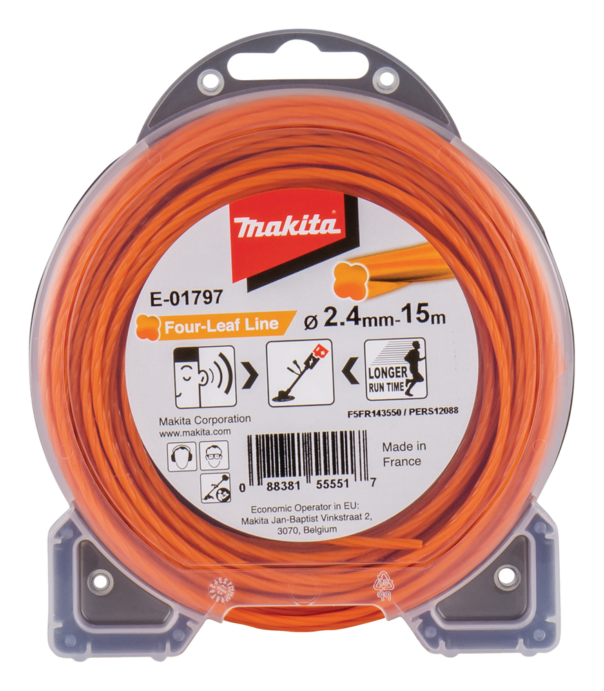 Makita Fadenstücke - 2.4 mm - Länge: 15 m - für P/N: DUR191UZX3, Ansicht 2