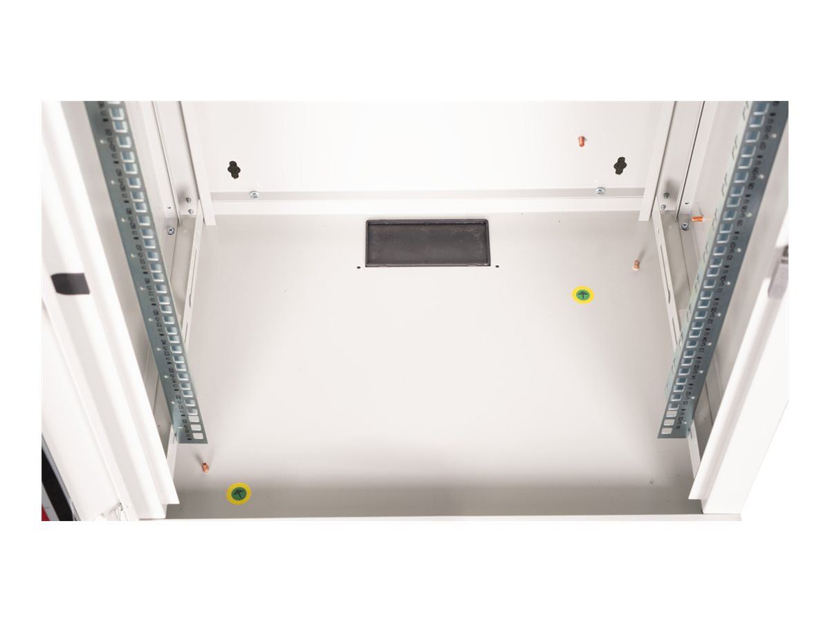 ROLINE 19 Zoll Wandgehäuse Pro 16 HE 600x450 BxT grau - Wandgehäuse, Ansicht 4