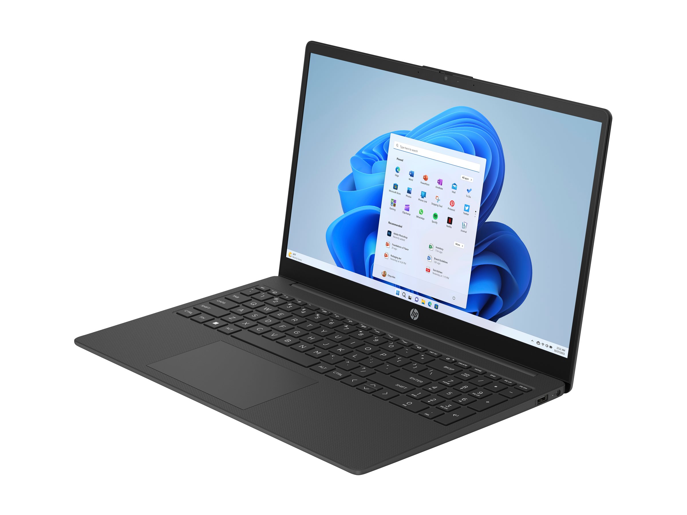 HP Laptop 15-fc0031ng - AMD Ryzen 3 7320U / 2.4 GHz - Win 11 Home - Radeon 610M - 8 GB RAM - 512 GB SSD NVMe - 39.6 cm (15.6")