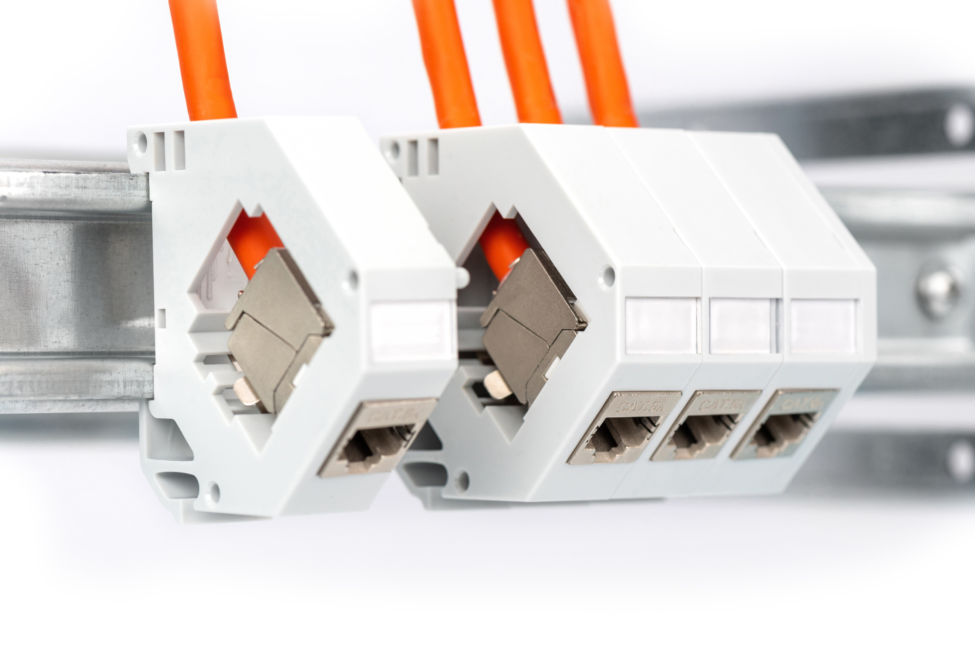 DIGITUS Keystone Gehäuse für Hutschienen Montage, IP20, Ansicht 2