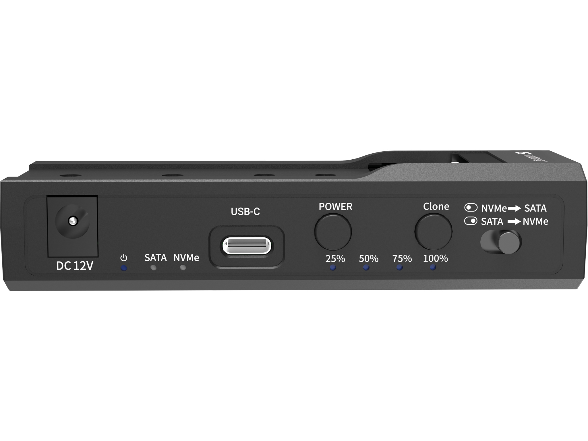 SANDBERG USB-3 Cloner+Dock M2+NVMe+SATA - SSD - SATA - Serial ATA II - Serial ATA III - 2.5,3.5,M.2 - USB 3.2 Gen 2, Ansicht 3