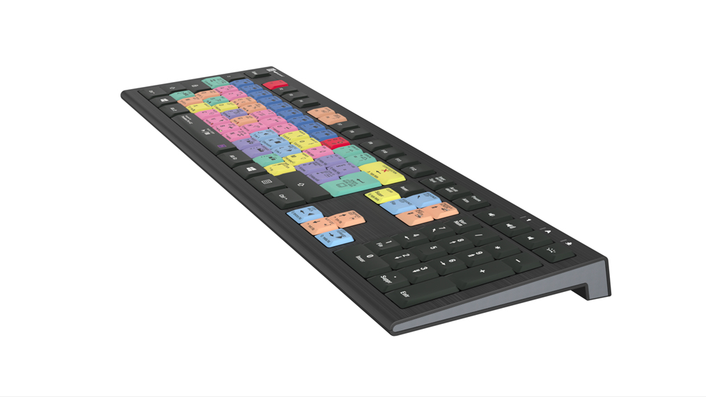 Logickeyboard LKB-PPROCC-A2PC-FR, Kabelgebunden, USB, Scherenschalter, LED, Schwarz - TL: Französisch, AZERTY, Ansicht 2