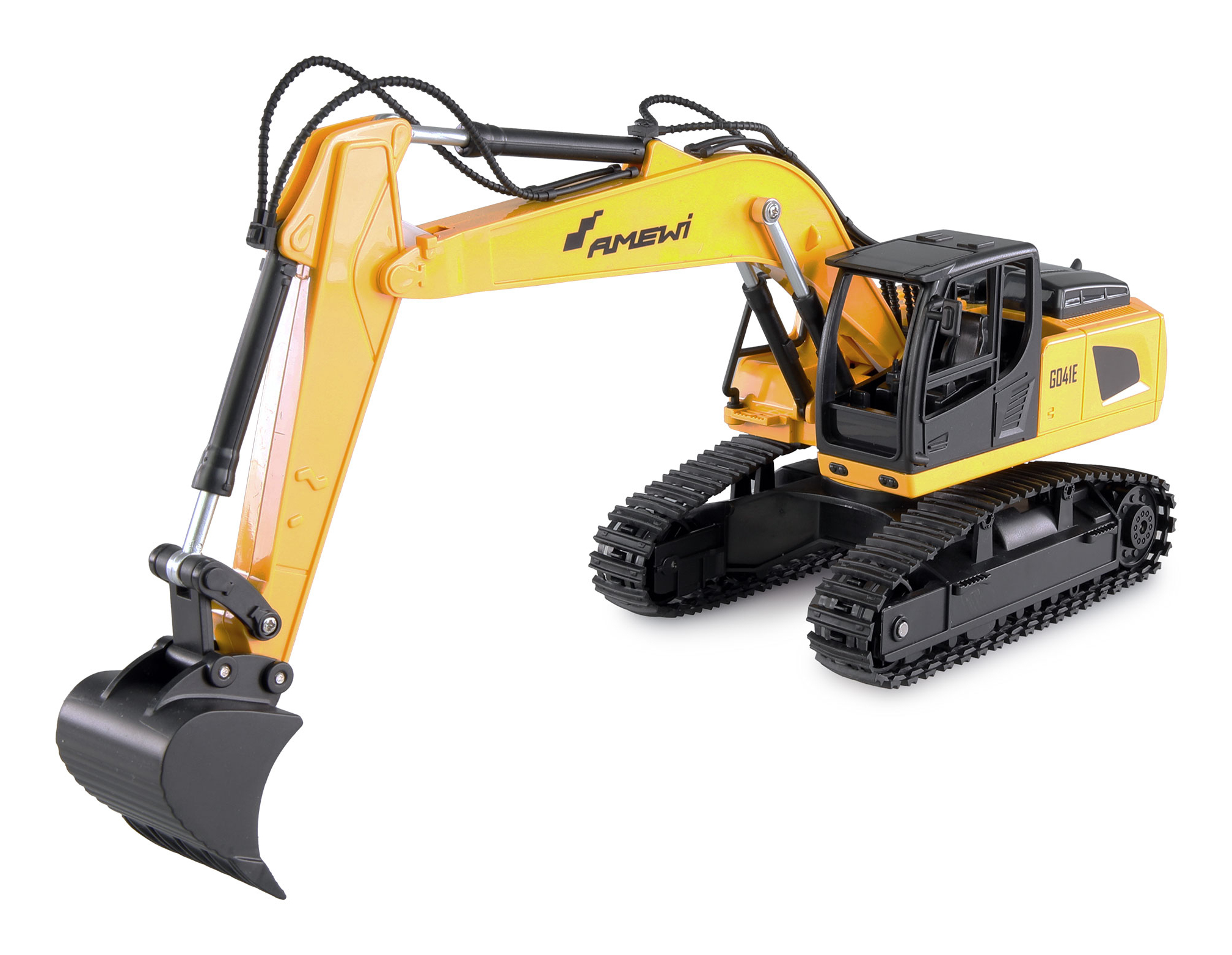 Amewi Lastwagen G836E Zugmaschine und Bagger Set RTR, Ansicht 3