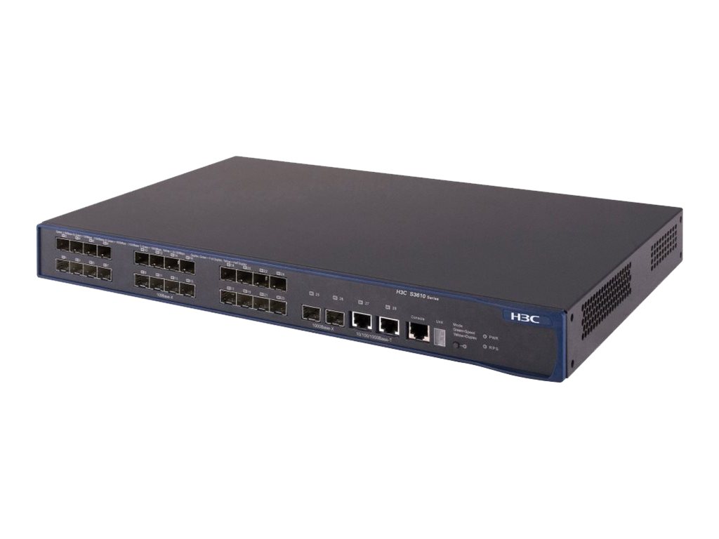 HP 3610-24-SFP 26x SFP + 2x 1000Base-T Switch JD338A (JD338A) - REFURB