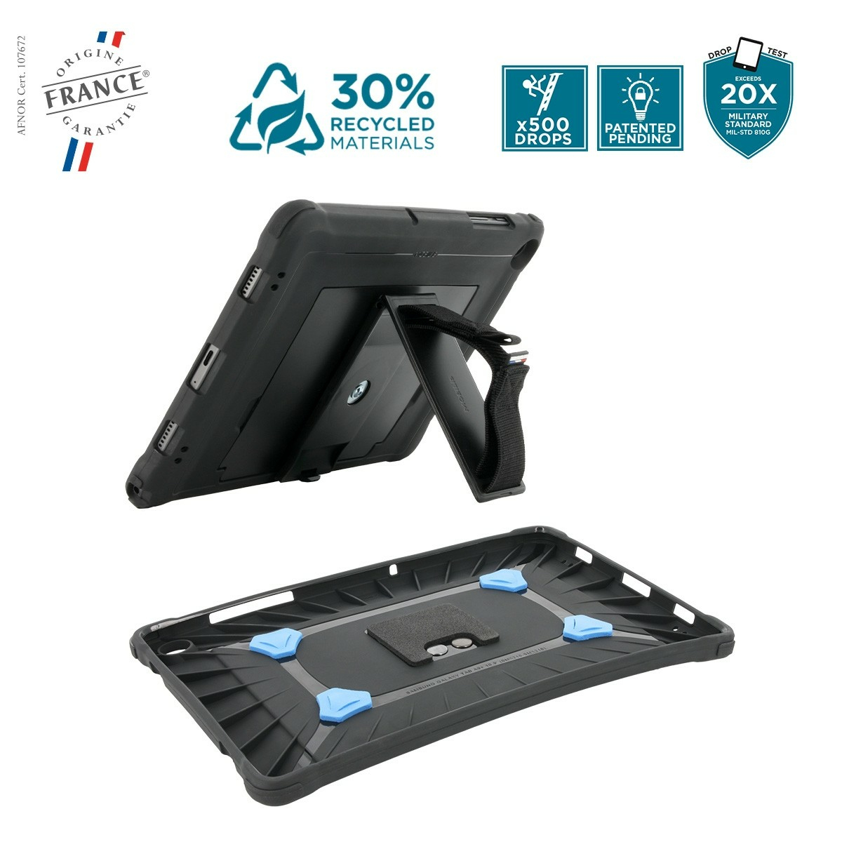 Mobilis PROTECH Case+360 handst.+kickstand+handstrap A9+10.9, Ansicht 2
