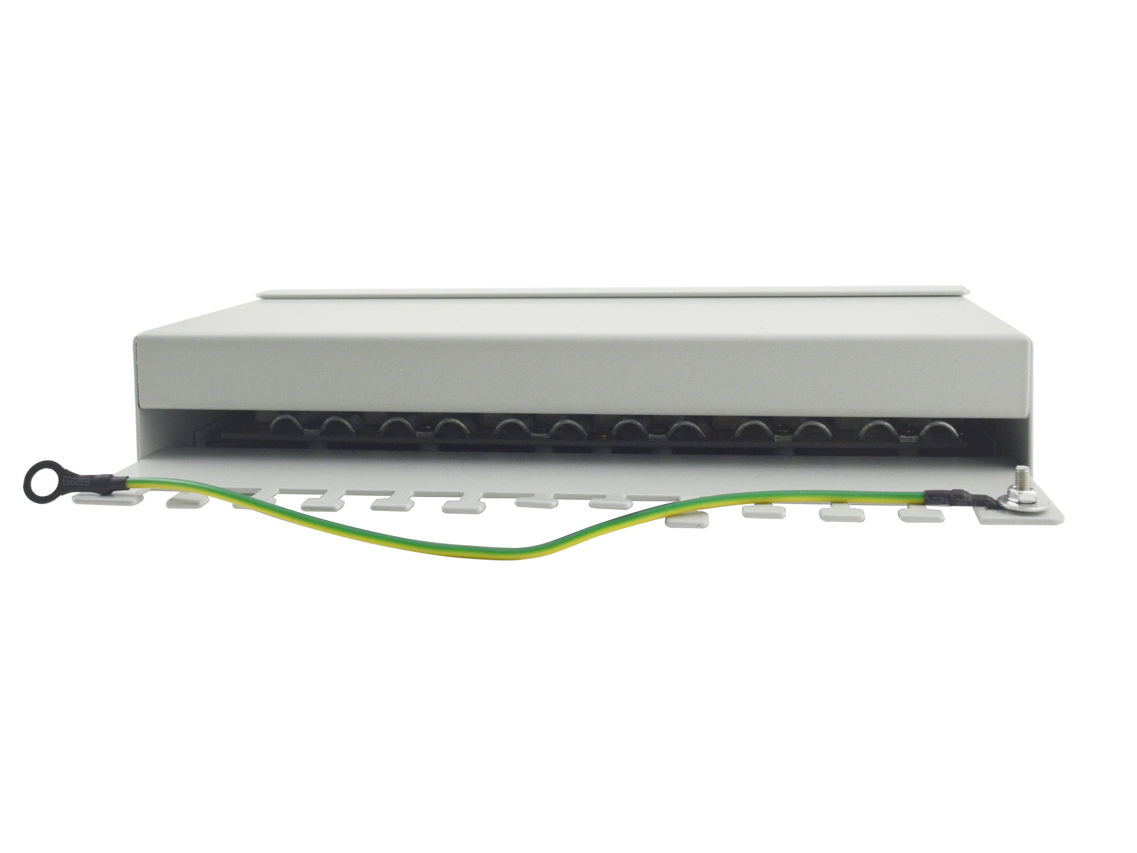 Equip 12-Port Cat.6 Desktop Patch Panel - Hellgrau - 10/100/1000Base-T(X) - Gigabit Ethernet - 1000 Mbit/s - RJ-45, Ansicht 2