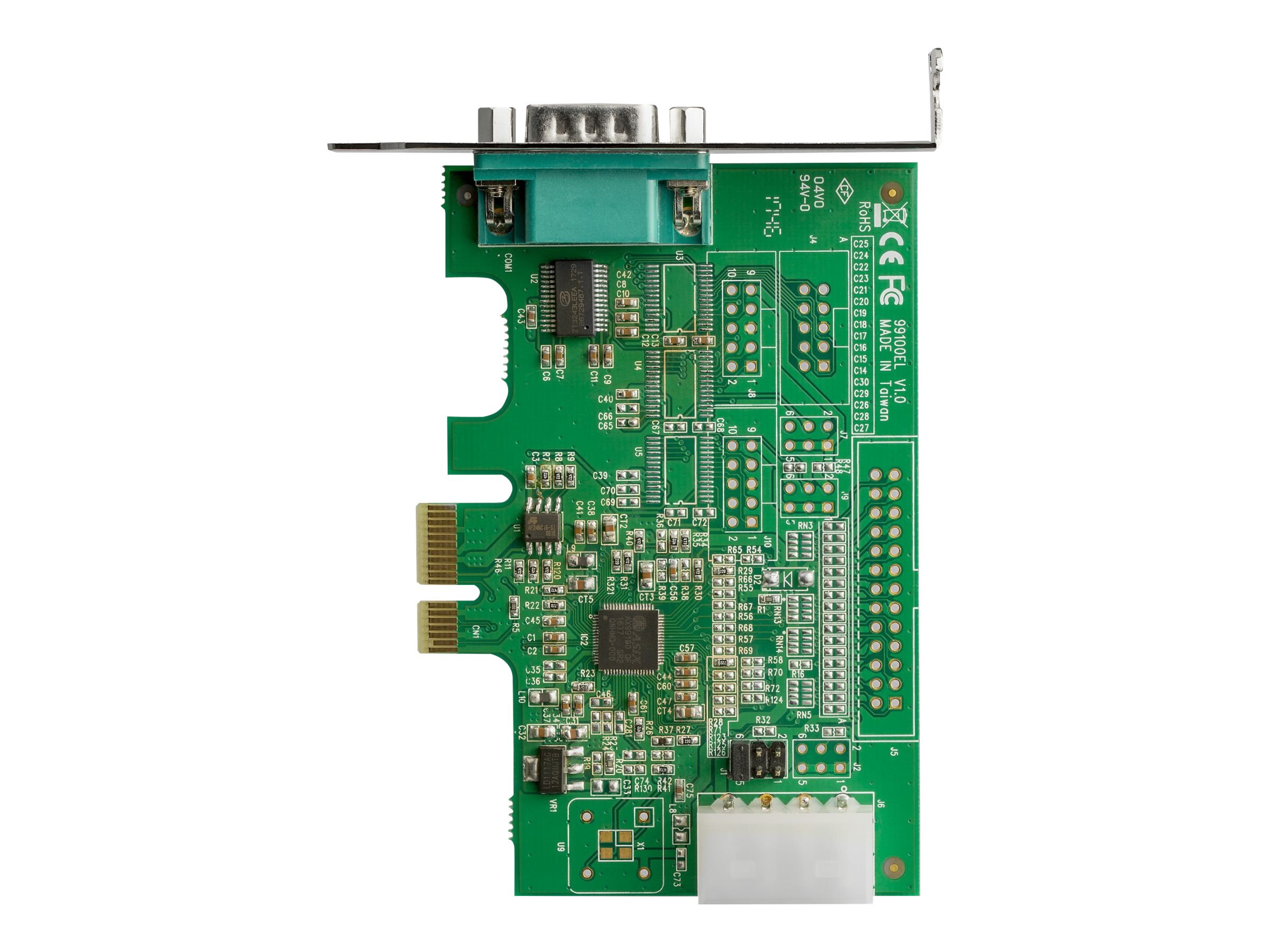 StarTech.com 1 Port Serielle PCI Express RS232 Adapter Karte - Serielle PCIe RS232 Kontroller Karte - PCIe zu Seriell DB9 - 16950 UART - Niedrigprofil-Erweiterungskarte - Windows & Linux (PEX1S953LP)