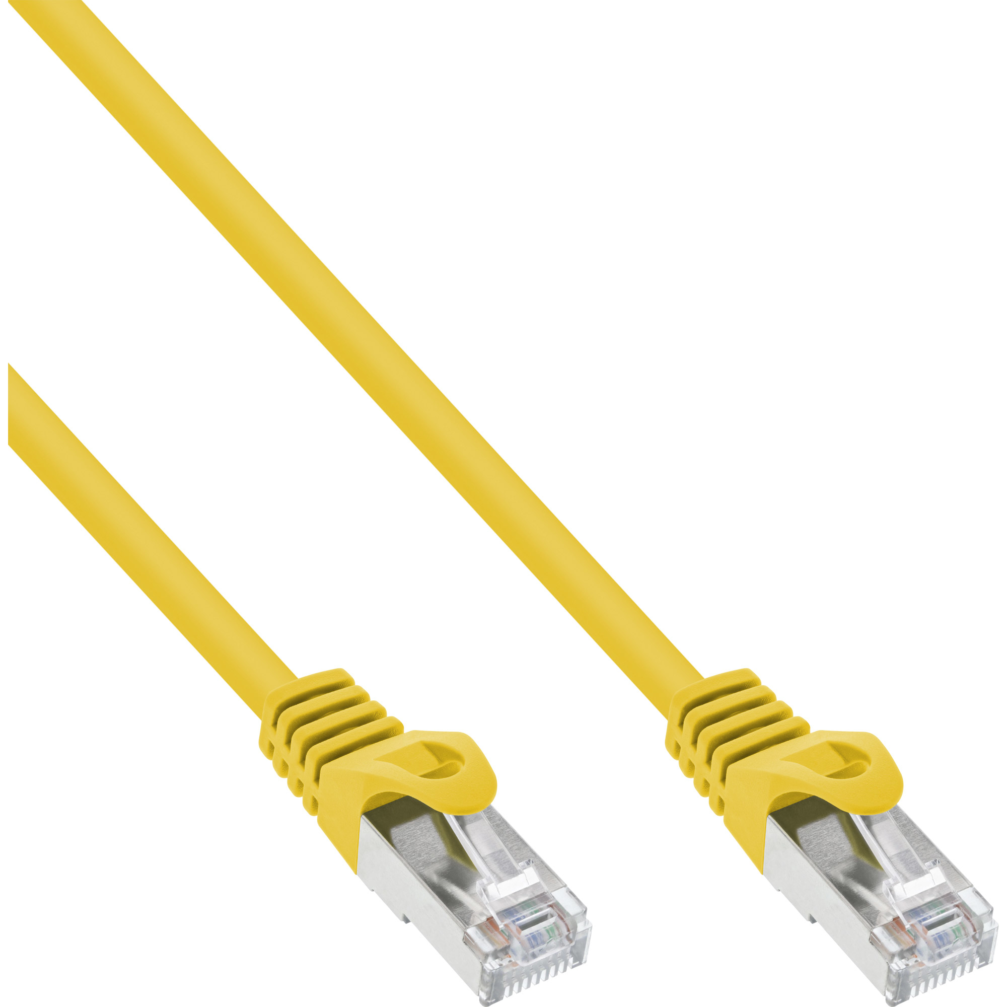 InLine Patchkabel - SF/UTP - Cat.5e - gelb - 1,5m, Ansicht 2