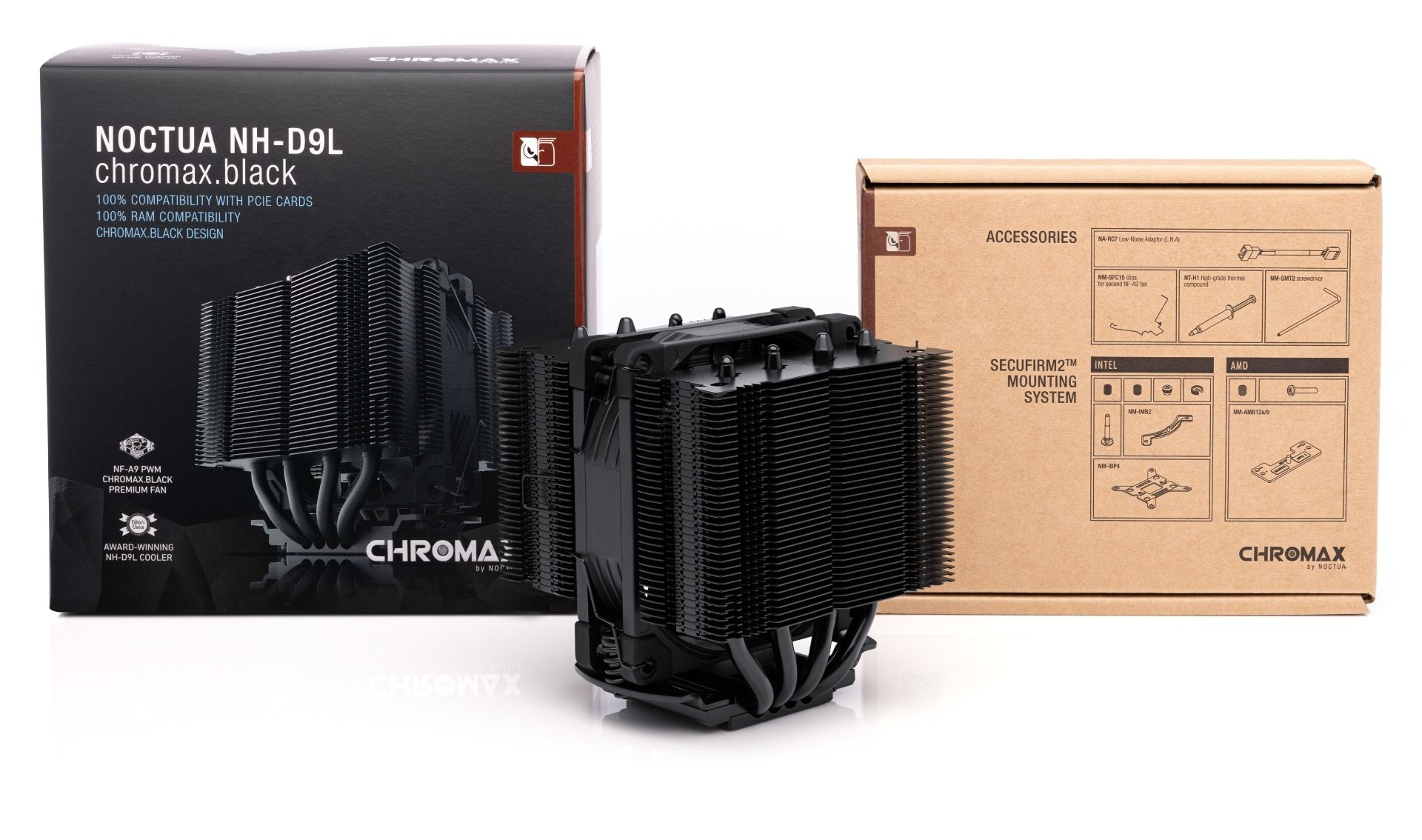 Noctua NH-D9L chromax.black, Ansicht 2
