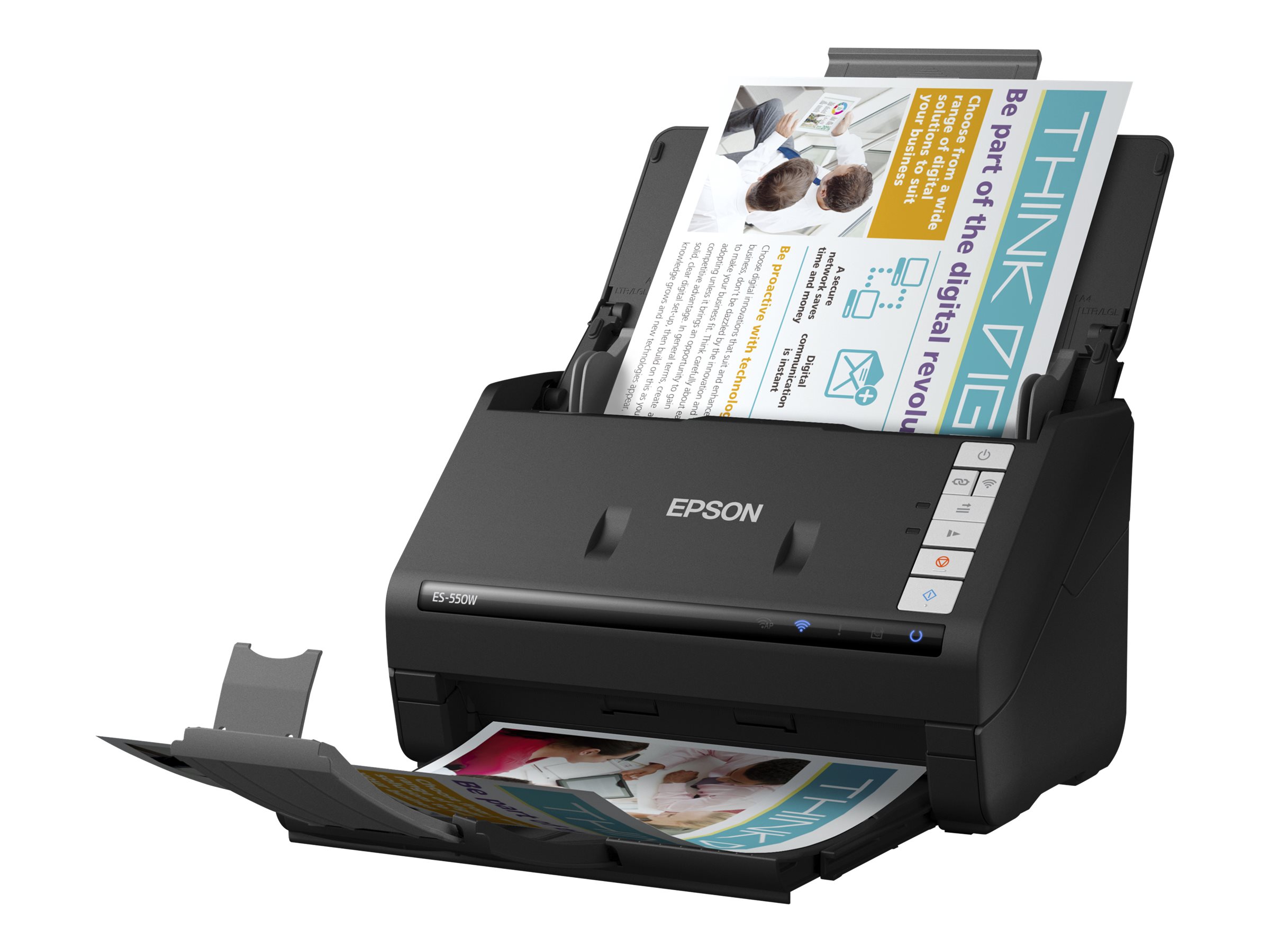 Epson WorkForce ES-550W - Dokumentenscanner - Kontaktbildsensor (CIS)