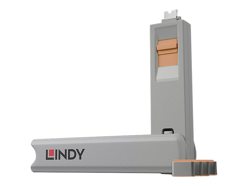Lindy - Schloss für USB-C-Port - orange