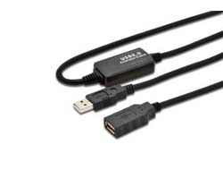 DIGITUS Aktives USB 2.0  Verlängerungskabel, 10m