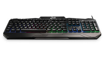 MEDIARANGE Gaming-Set Tastatur 104 Tast+ Maus 6-Tast - Tastatur - 2.400 dpi - TL: UK, QWERTY, Ansicht 3