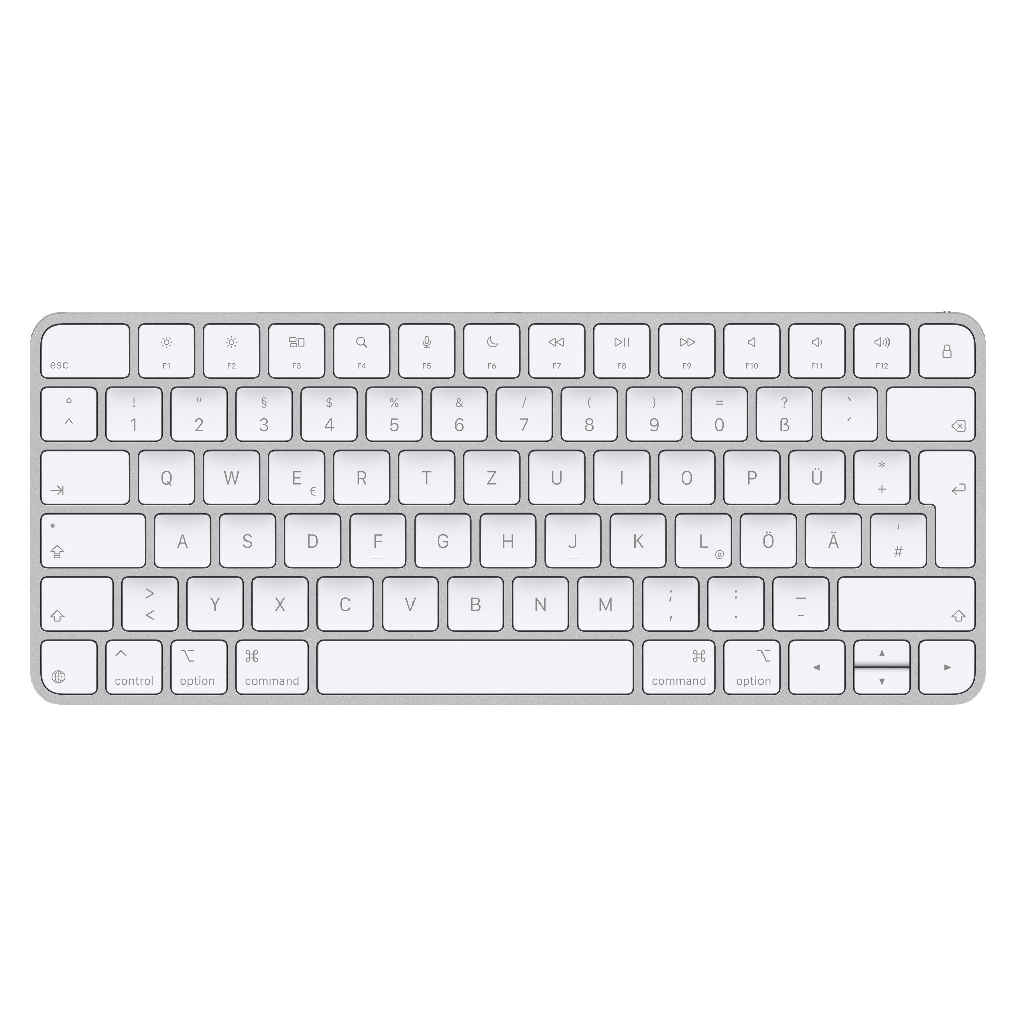 Apple Magic Keyboard - Tastatur - USB-C - kabellos - Bluetooth - TL: Deutsch, QWERTZ, Ansicht 2