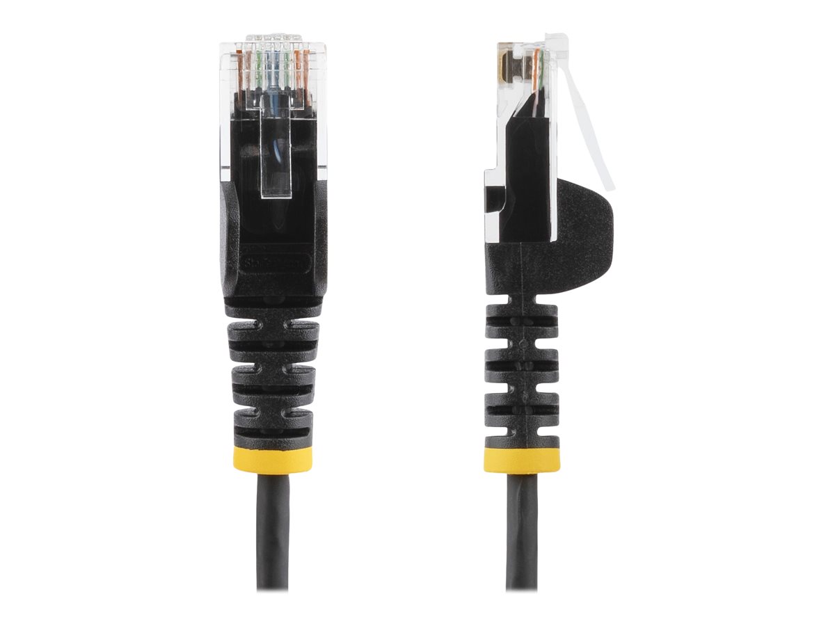 StarTech.com 3 m Cat6-Kabel - Schlank - Snagless RJ45-Anschlüsse - Schwarz